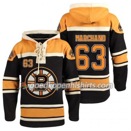 Boston Bruins Brad Marchand 63 Zwart Hoodie Sawyer - Mannen